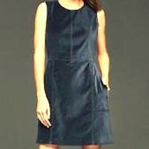 GAP Navy Blue Velvet Dress size 8